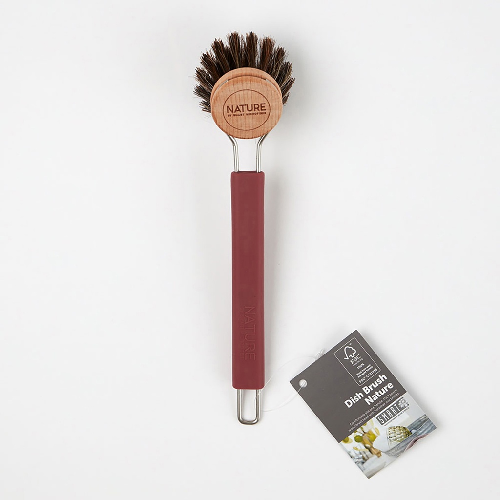 Diskborste burgundy  tagel