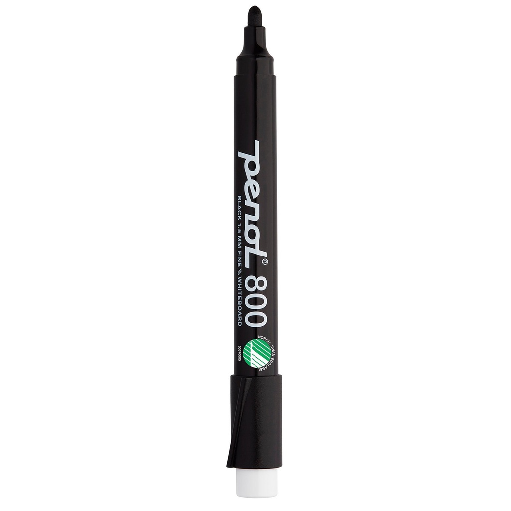 Whiteboard-penna Penol 800 rund svart