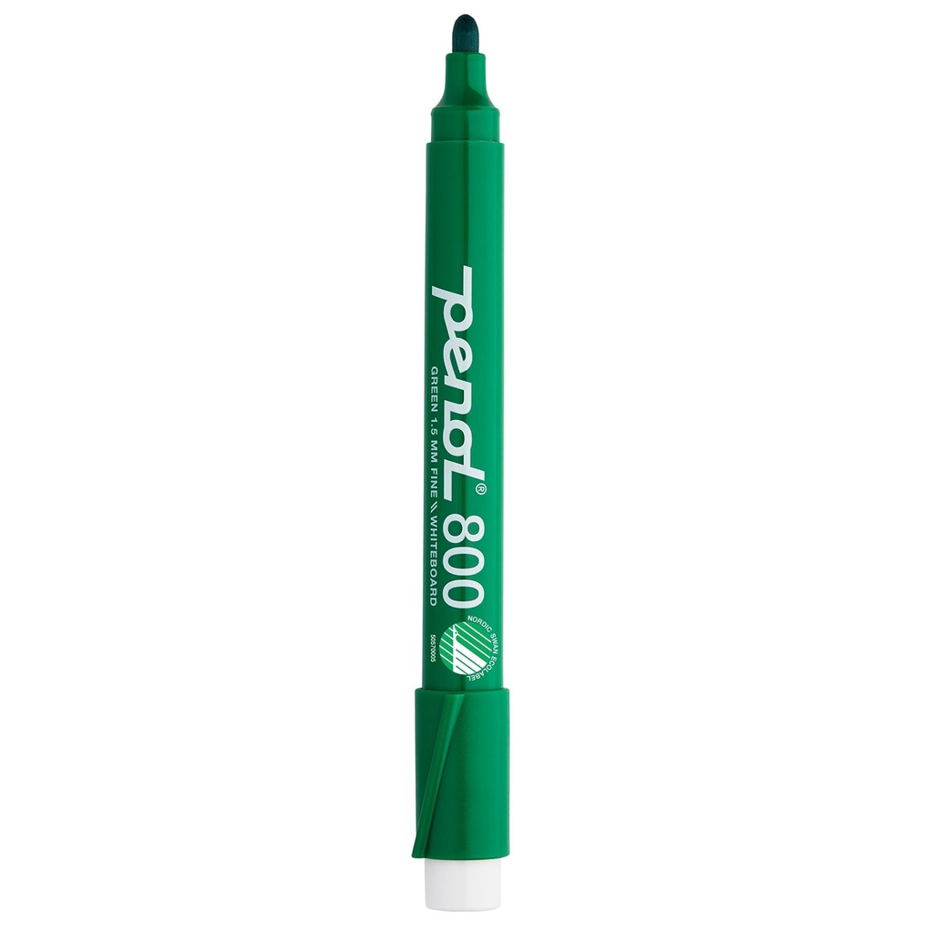 Whiteboard-penna Penol 800 rund grön