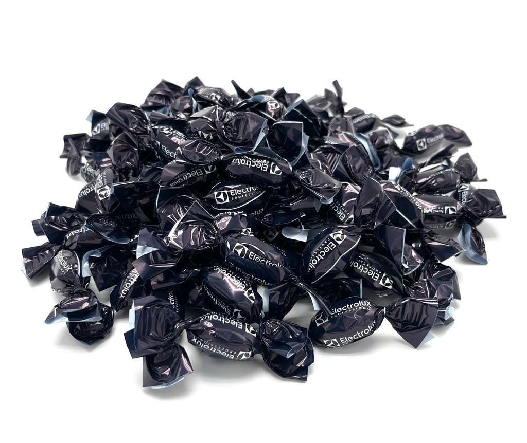 Karamell Supermix Blått papper 5 kg/krt (5kg = 1000 st)