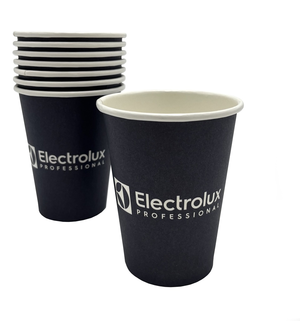 Pappersmugg EKO 230ml med logo 50muggar/rör, 20 rör/krt