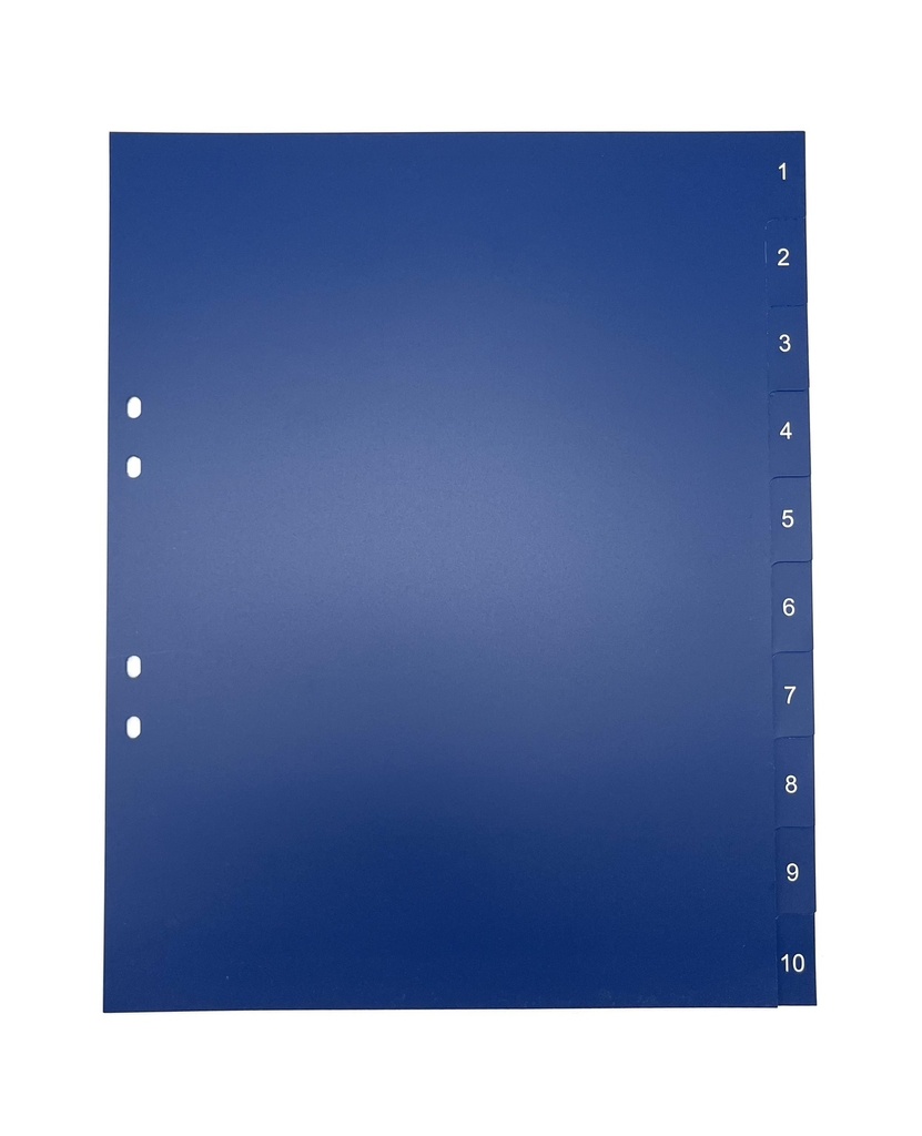 PÄRMREGISTER A4 SPECIAL BLÅ 1-10 10ST/FP