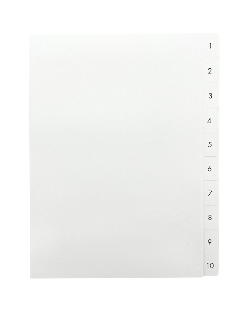 Register A5 1-10 VITA PAPPER OH 50st/fp