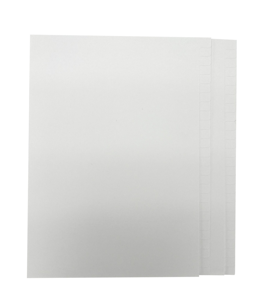 Register A4 1-52 OTRYCKTA VITA PAPPER OH 10 ST/FP