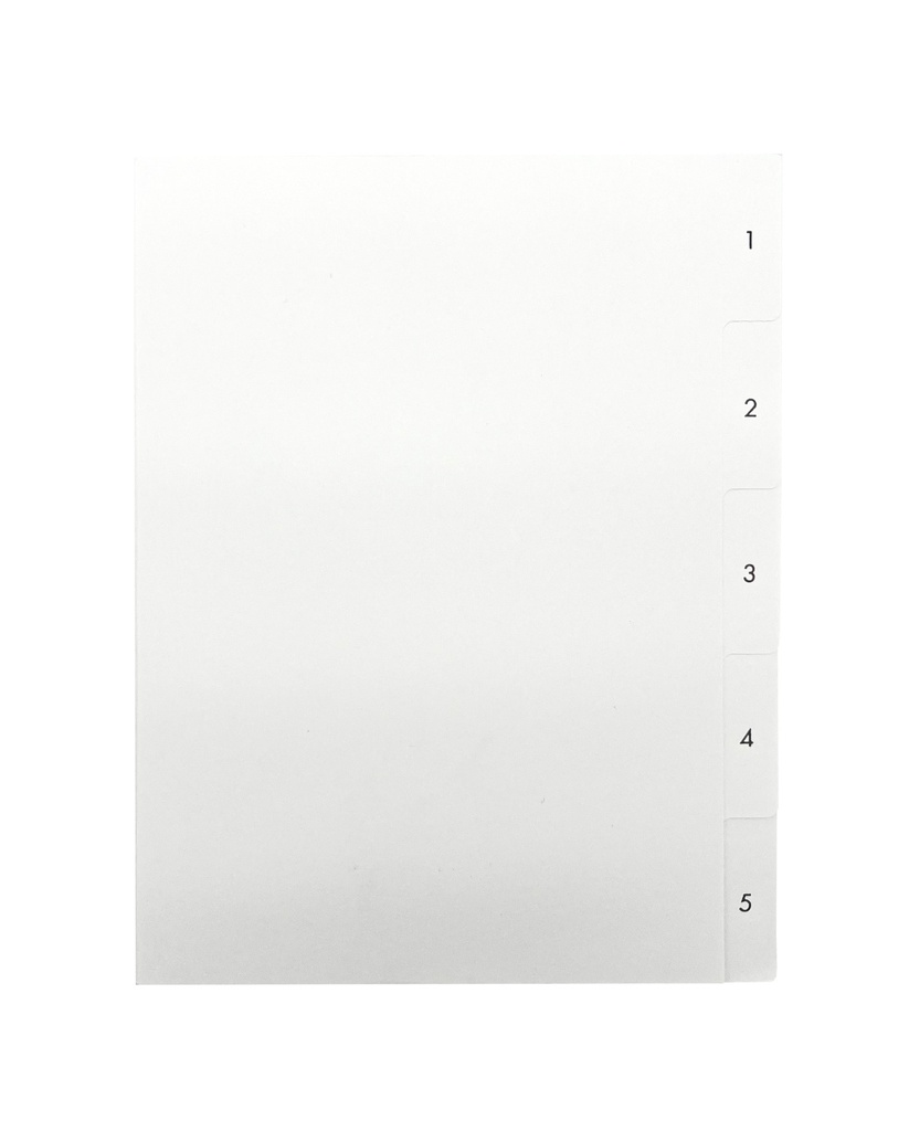 Register A5 1-5 VITA PAPPER OH 50st/fp