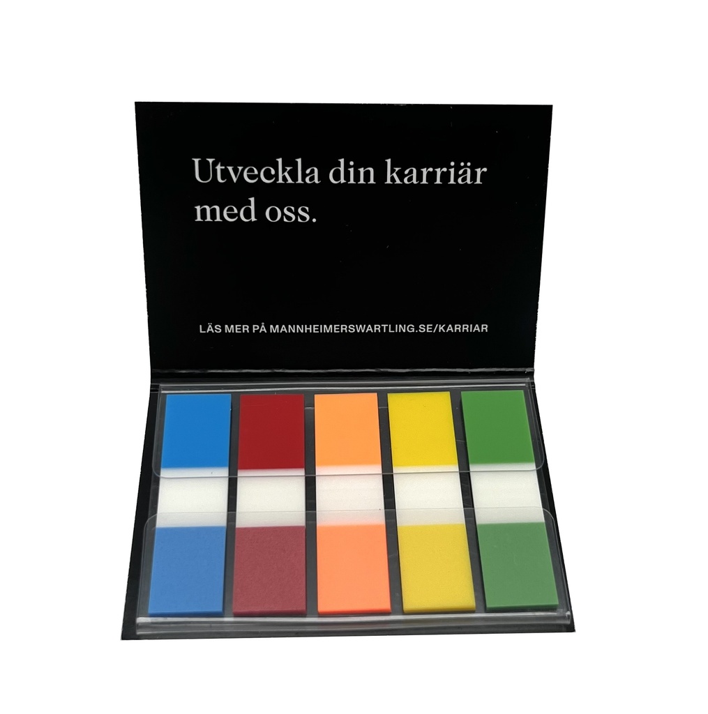 Indexmarkör Z i mjukomslag med MSA logo 100st/fp