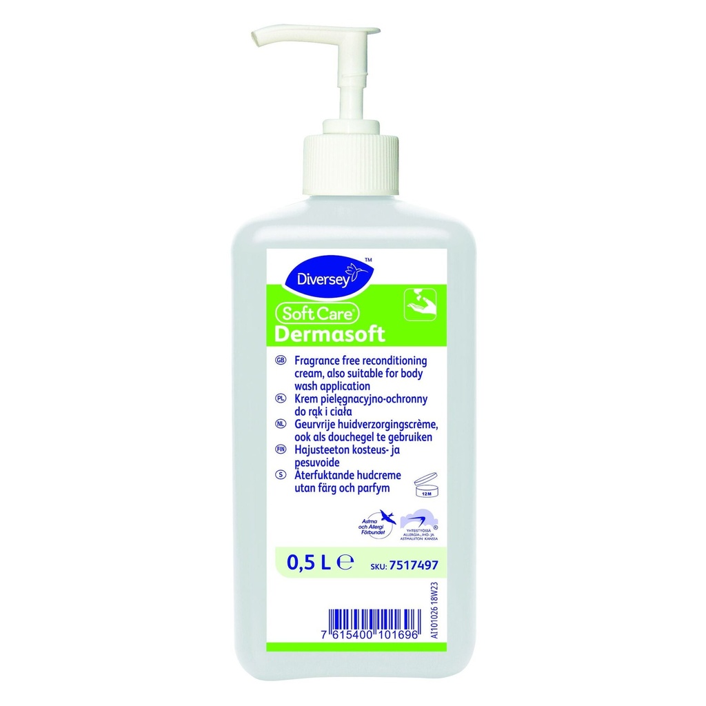 Hudcreme Dermasoft 0,5 liter