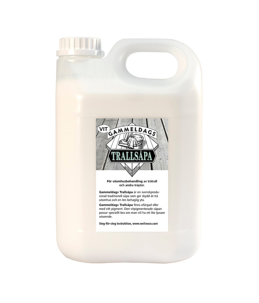 Trallsåpa vit 2,5 liter