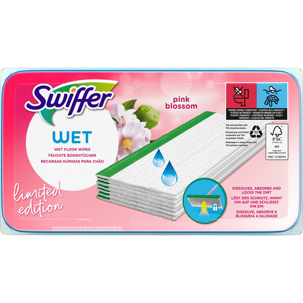 Swiffer fukt.golvdukar PINK 24