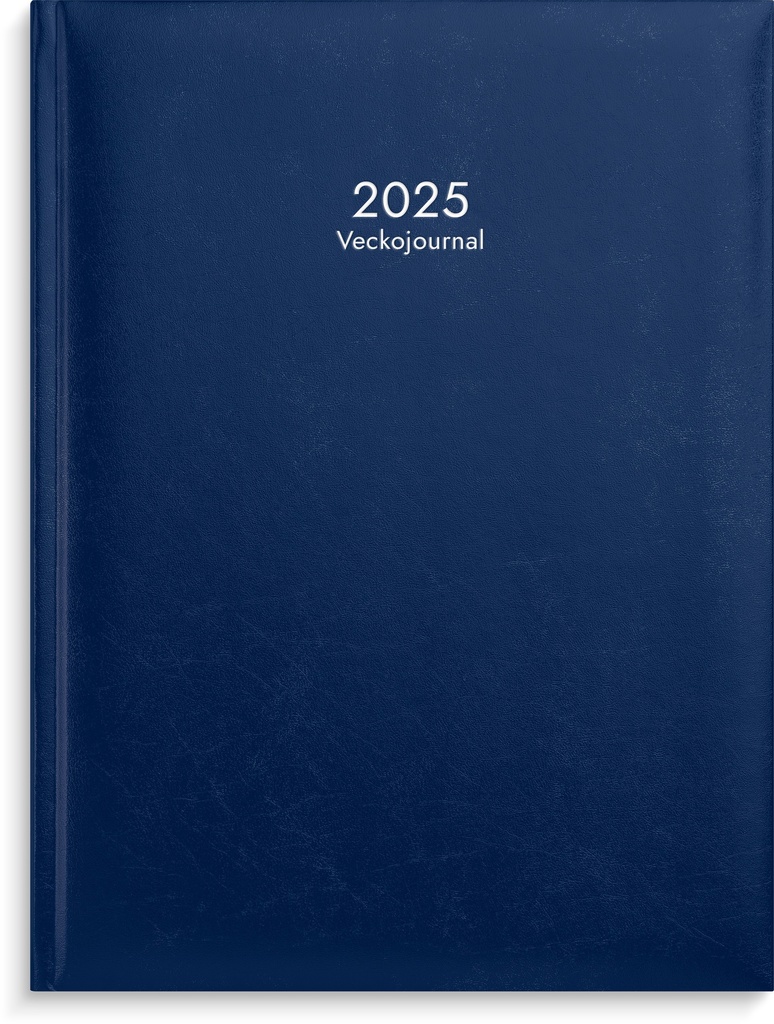 Veckojournal blått  2025