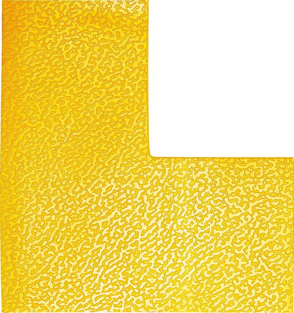 Golvmarkering L-form gul 10/fp