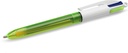 Kulpenna Bic Grip Fluo 4-färg