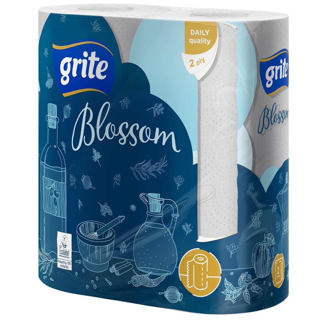 Köksrulle Grite Blossom 2L 2rl