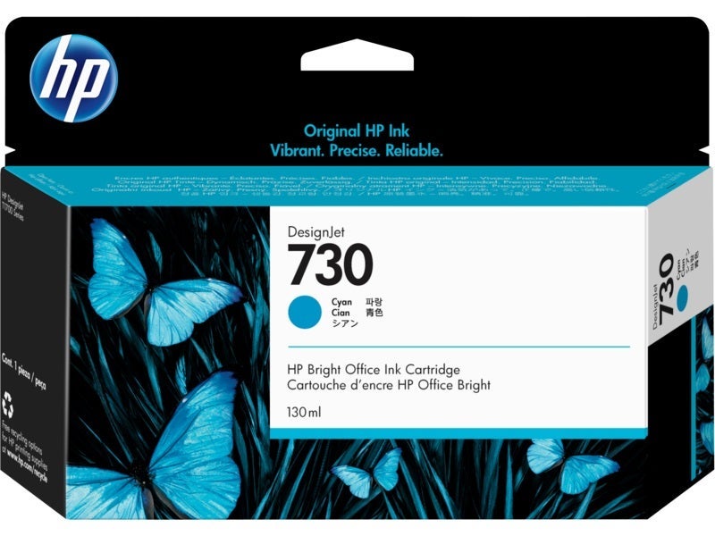 Bläck HP 730 Cyan