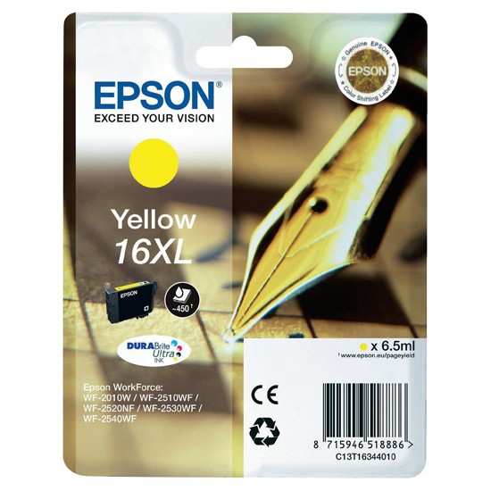 Bläck Epson T1634 Gul