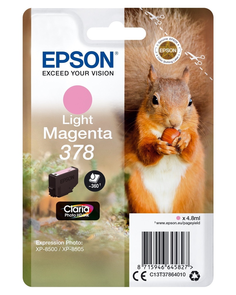 Bläck Epson T378 Light magenta