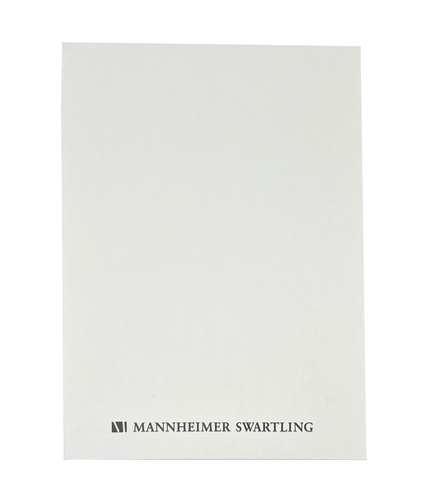 Kort A6 med MSA logo 50st/fp