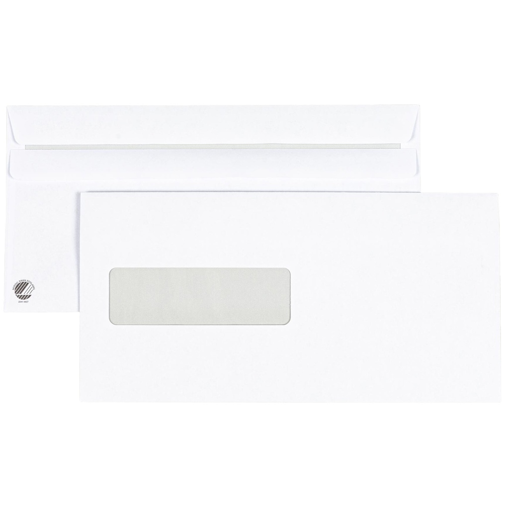 Kuvert E65 V2 vita sh 500/kt
