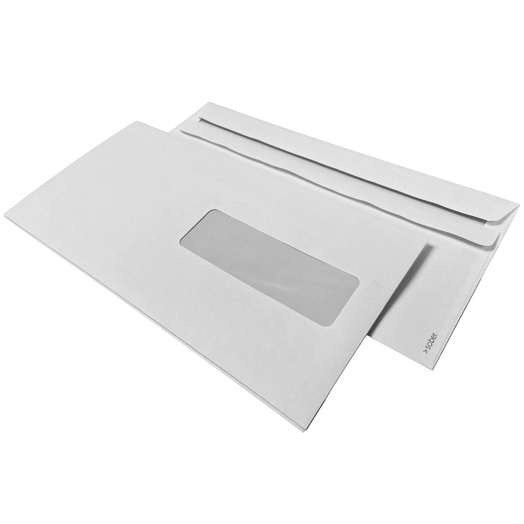 Kuvert E65 H2 vita sh 500 st/krt