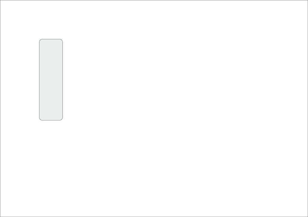 Kuvert C4 H2 vita remsa 500/kt