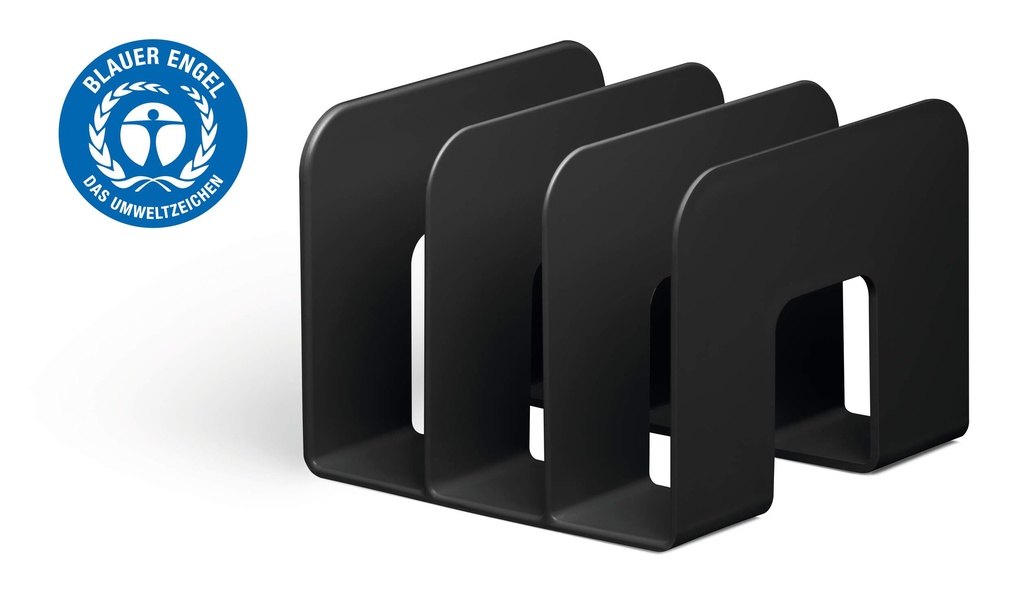 Katalogställ Eco 3-fack svart