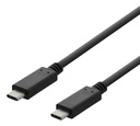 Laddkabel USB-C till USB-C 2 m svart
