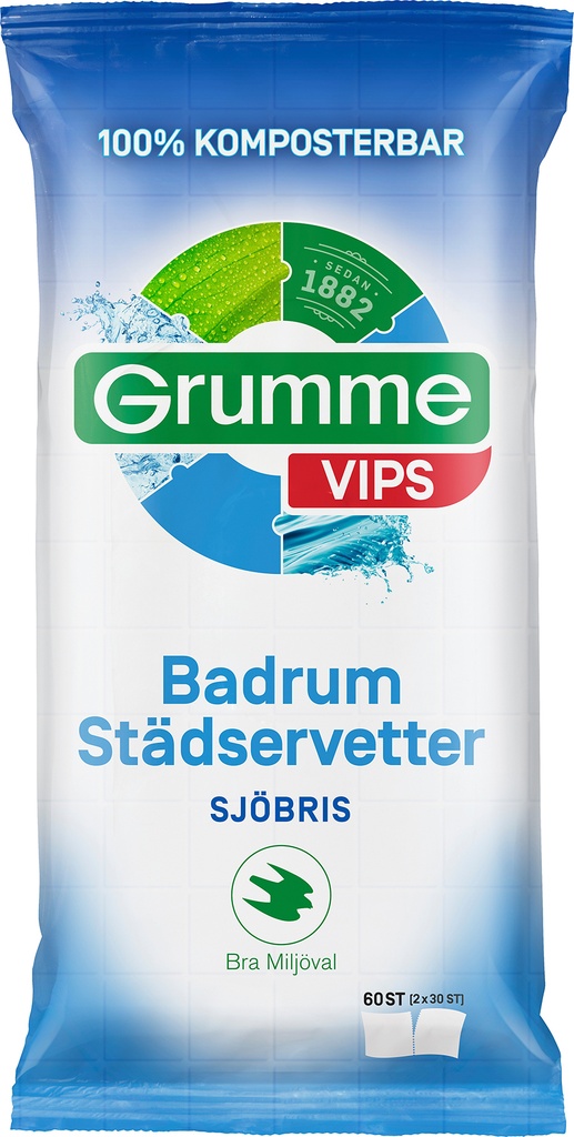 Grumme Städservetter Bad 60st