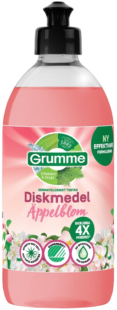 Diskmedel Grumme Äppelbl 500ml