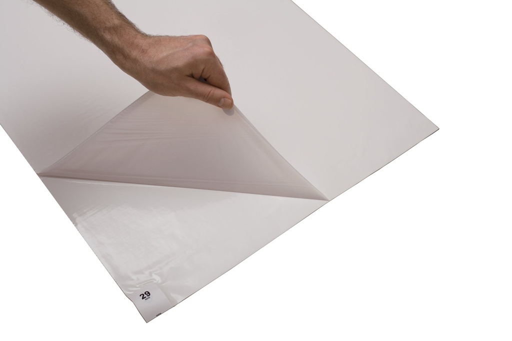 Klibbmatta 60x115cm vit 8x30