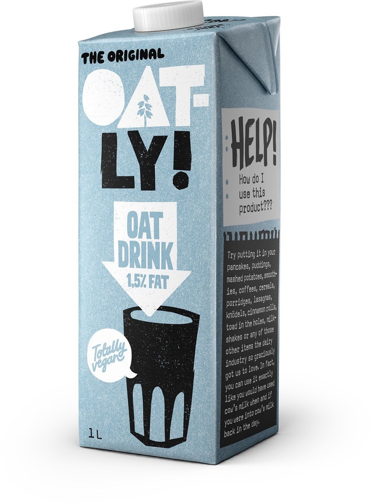 Havredryck Oatly Naturell 1 liter