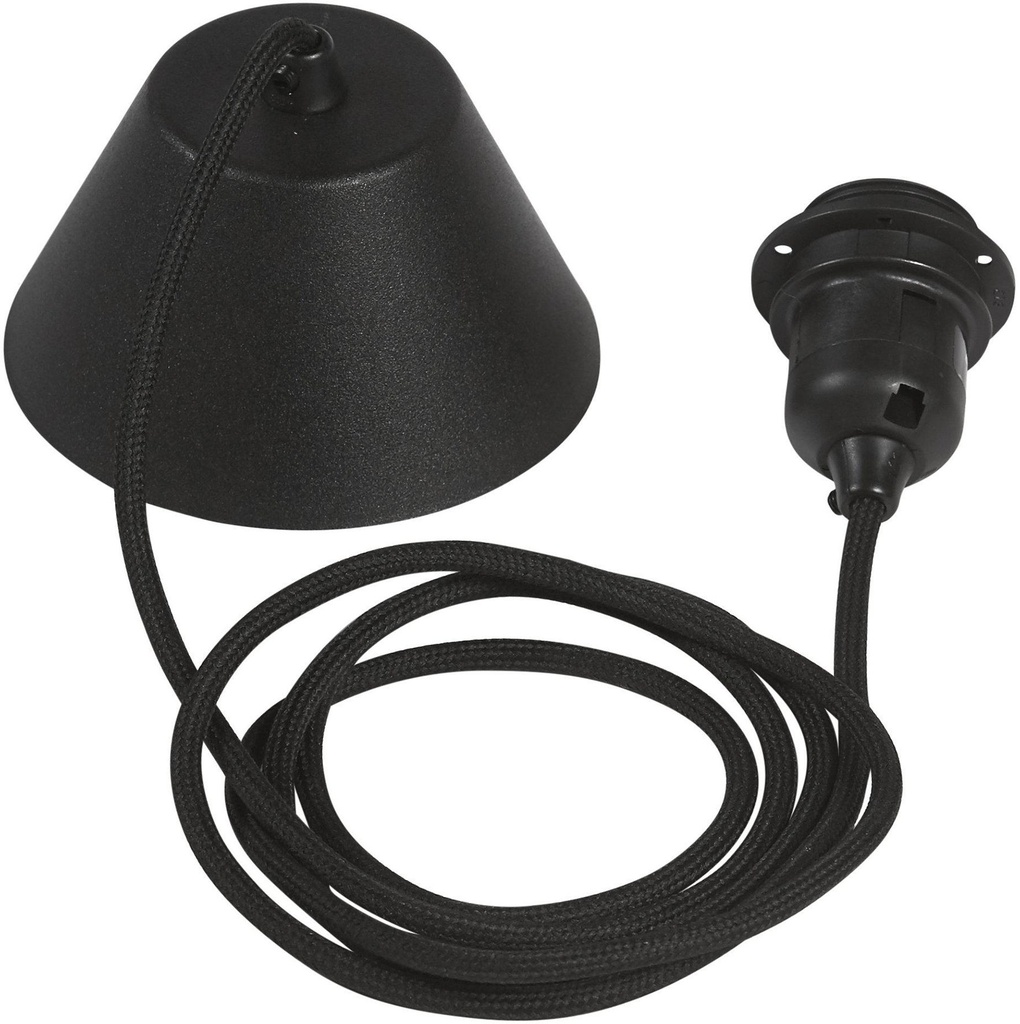 Takupphänge Textil  Svart 2,1 m