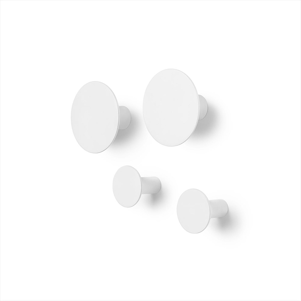 Väggkrok Ponto 4-set LilyWhite