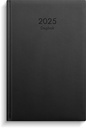 Dagbok svart konstläder 2025