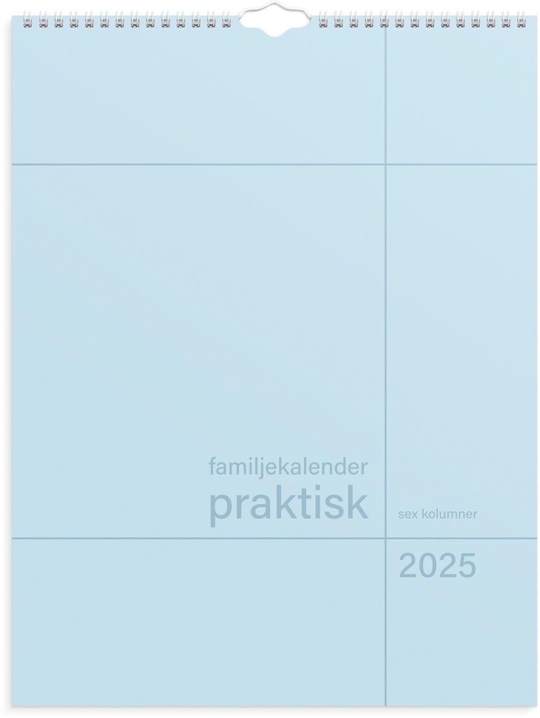 Familjekalender 2025 Praktisk