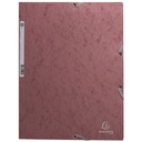Snoddmapp A4 3-k antique pink