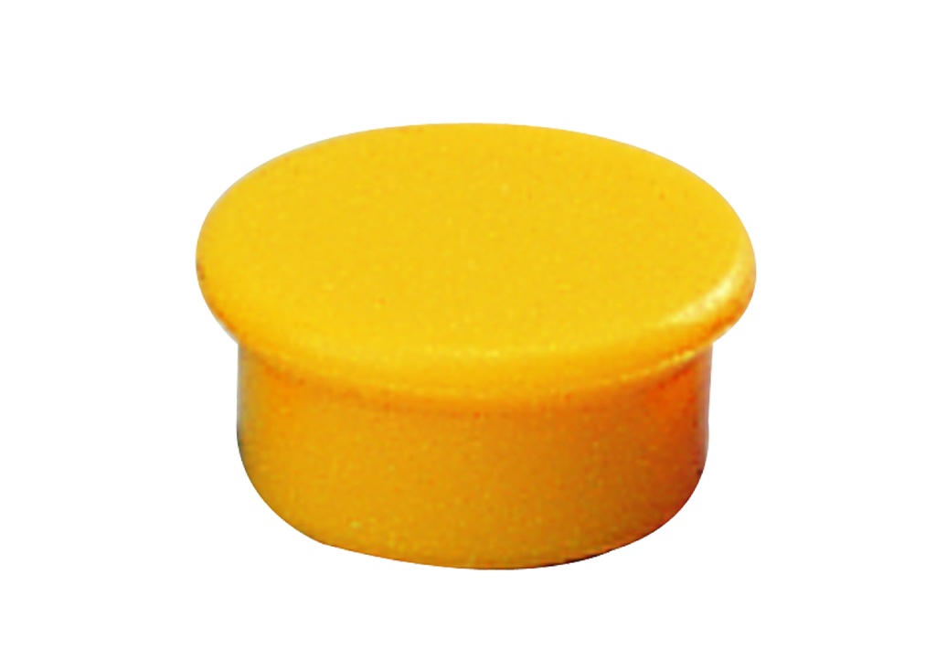 Magnet 13mm gul 10-p