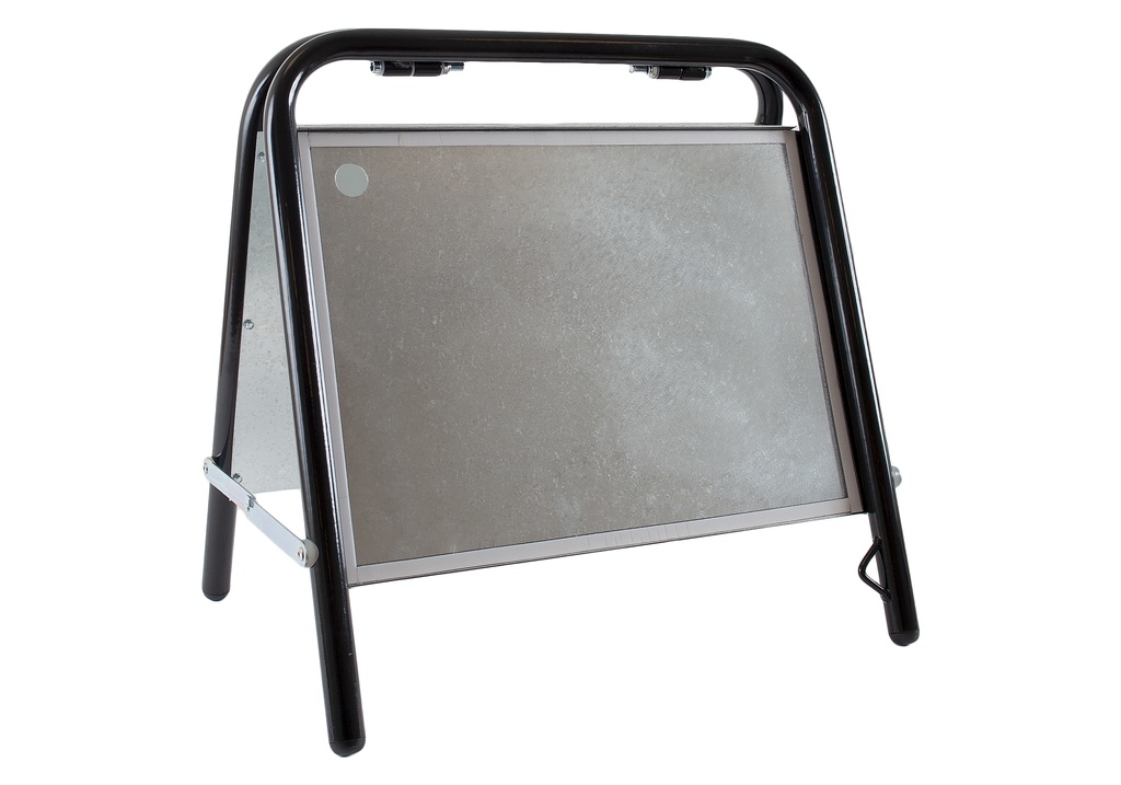 Gatuställ mäklarställ A3 svart