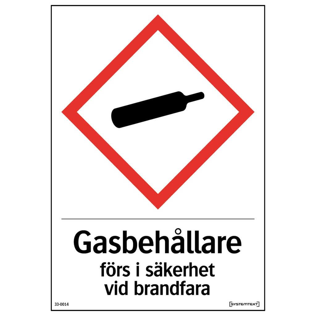 Dekal Gasbehållare A5