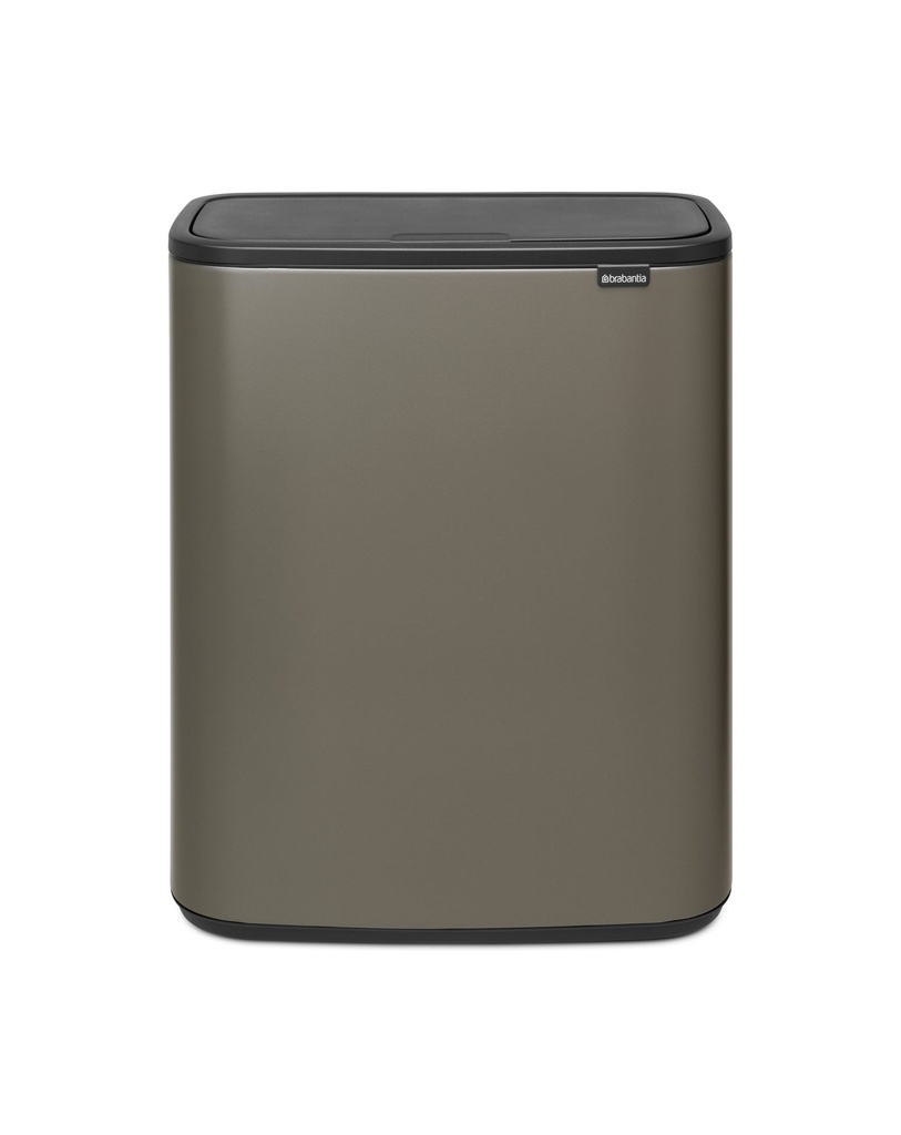 Touch Bin Bo 2x30 liter Platinum