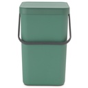 Avfallshink Sort&Go F.Green25L