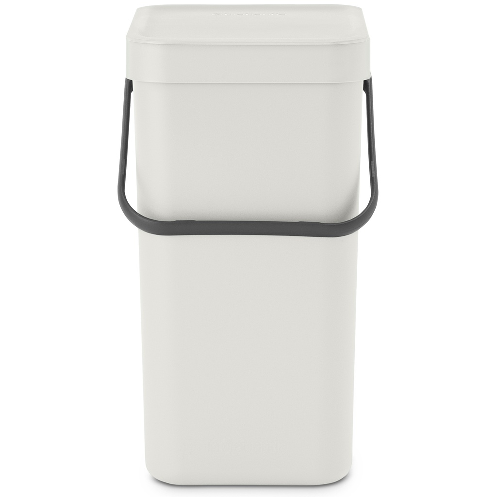 Avfallshink Sort&Go Ljusgrå12L