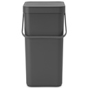 Avfallshink Sort&Go Grå 16L