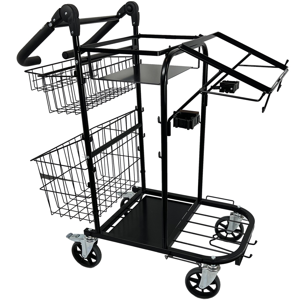 Städvagn t.robust reg.handtag