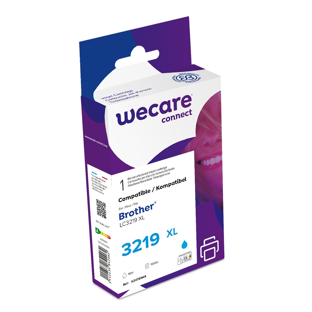 Bläck Wecare LC-3219XL cyan