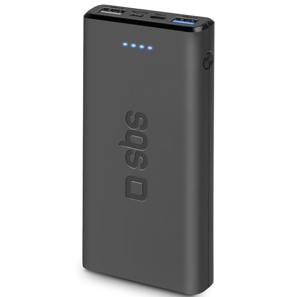 Power Bank 10,000mAh. Svart