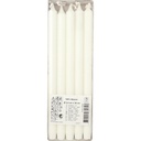 Kronljus 34cm Stearin vit 10st