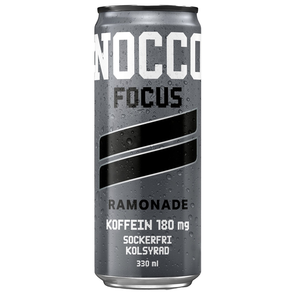 Energidryck Nocco Focus Ramonade 33 cl inkl. pant