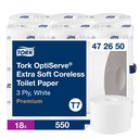 Toalettpapper OptiServe® Coreless Extra mjukt Premium T7