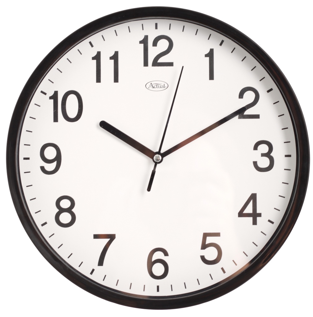Väggklocka 22,5 cm Svart