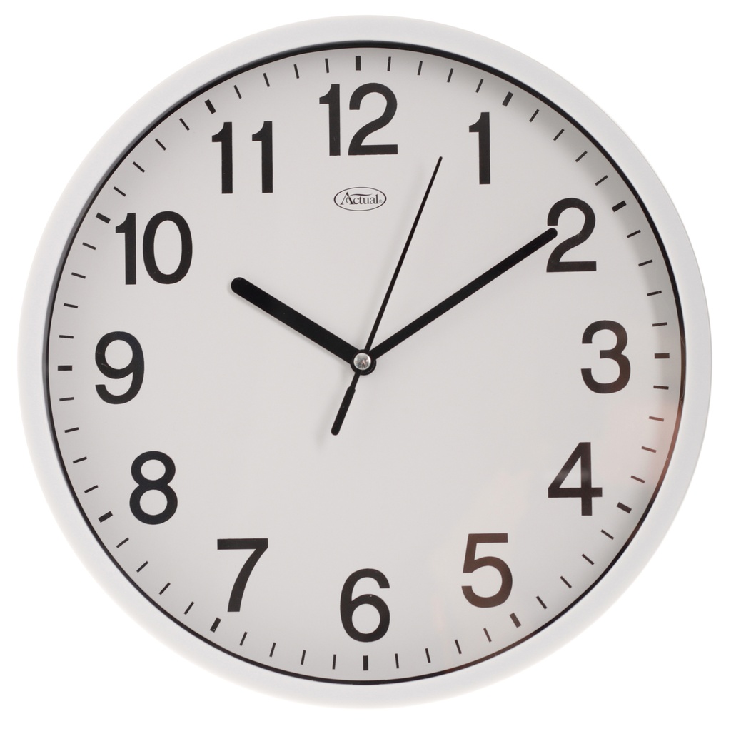 Väggklocka 22,5 cm Vit